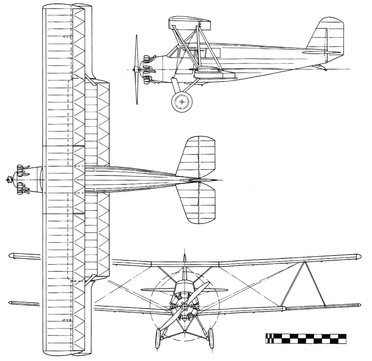Экспериментальный самолет Curtiss Model 54 Tanager. США